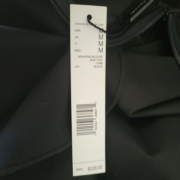 ELIE TAHARI MISHONE Blouse Top size M - Picture 2 of 12